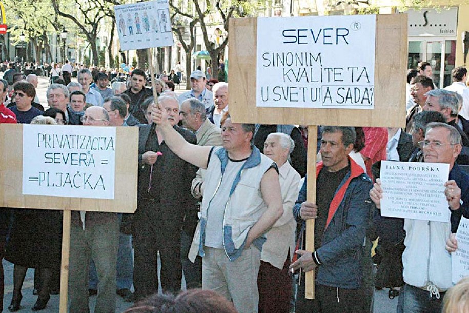 Slučaj "Sever": Veštak potvrdio da su radnici u pravu