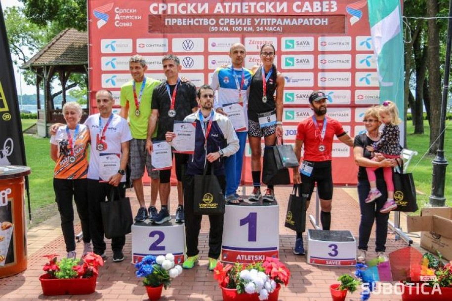 Pobednici 24-časovnog ultramaratona na Paliću su Mihal Šulja i Valentina Nejković