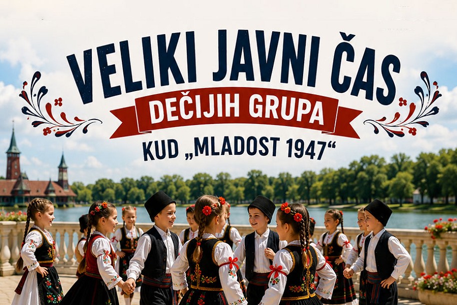 Preko 150 mališana oživljava tradiciju: Veliki javni čas KUD-a „Mladost 1947“ u nedelju na Paliću