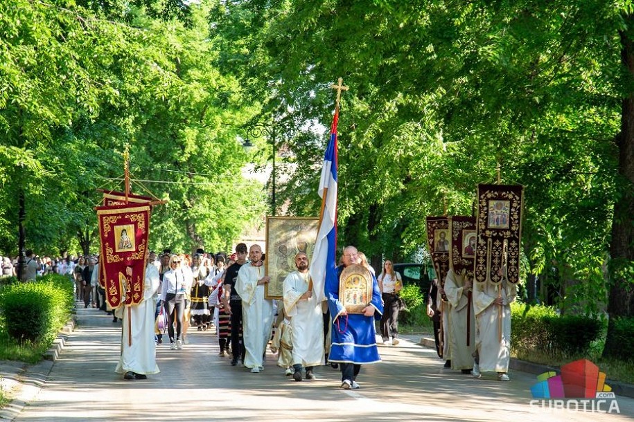 Subotica proslavila Vaznesenje Gospodnje - Spasovdanska litija opkupila veliki broj vernika
