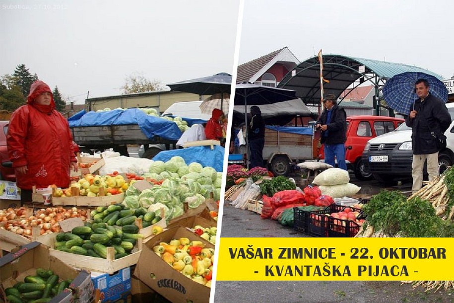 Vašar zimnice na Kvantašu u subotu