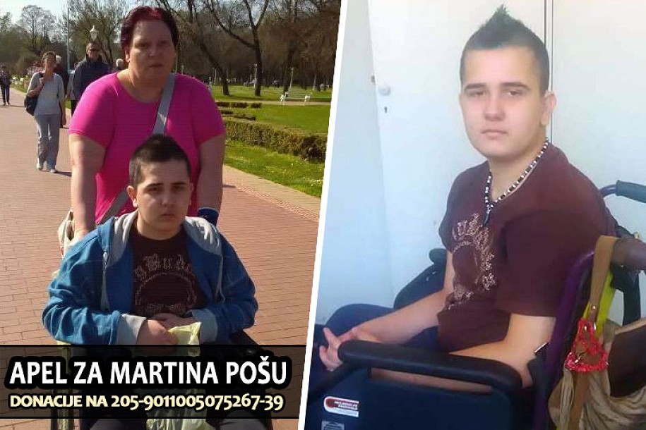 Apel za 14-godišnjeg Martina Pošu