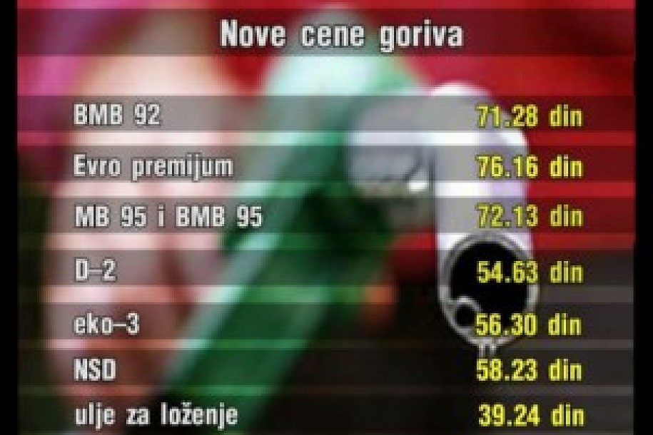 Novo pojeftinjenje goriva