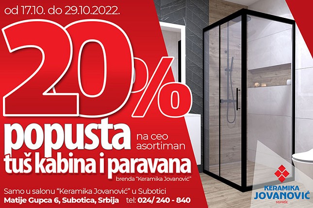 Velika jesenja akcija "Keramike Jovanović"