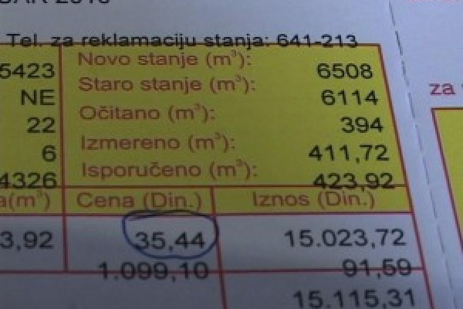 Ombudsman: Računi za gas su ispravni
