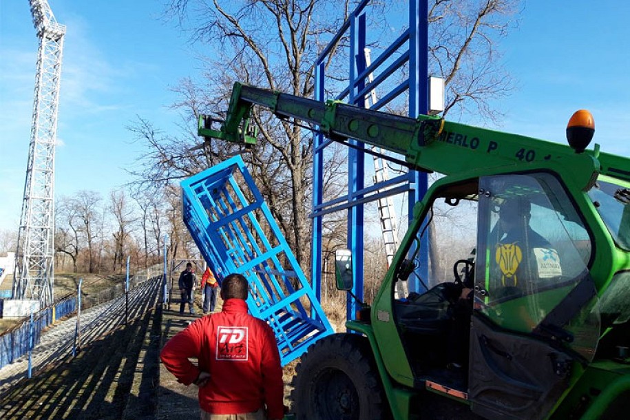 Počelo postavljanje novog LED semafora na Gradskom stadionu