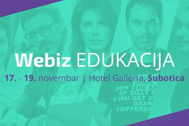 Subotica od 17. do 19. novembra domaćin desete Webiz edukacije