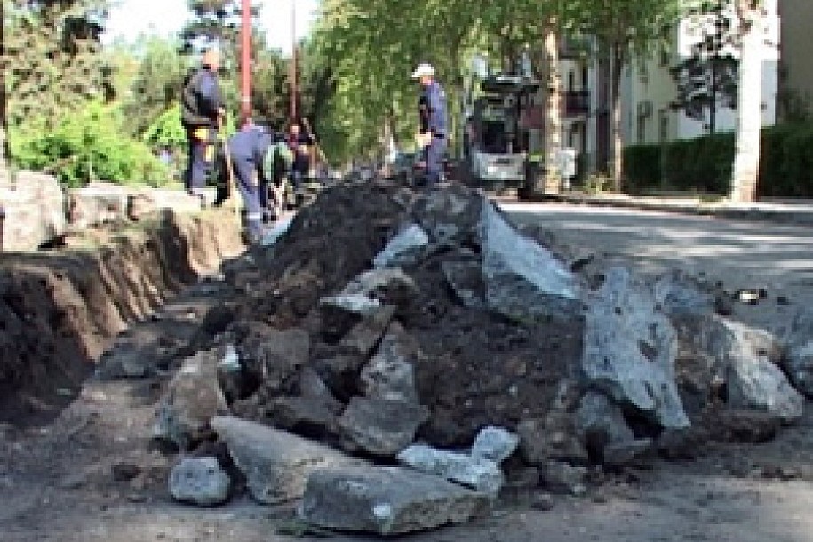 Asfaltiranje ulica u gradu