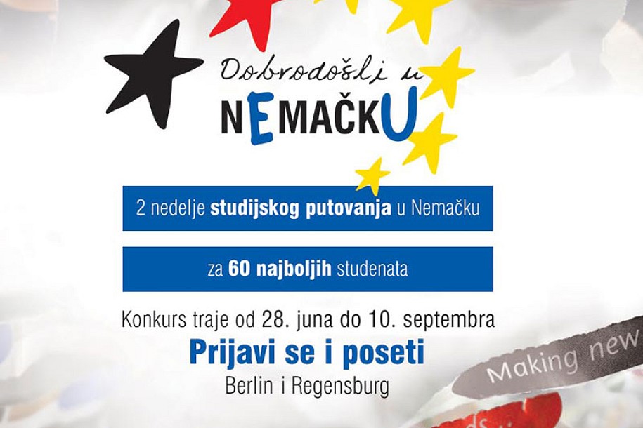 Prilika za studente da otputuju u Nemačku
