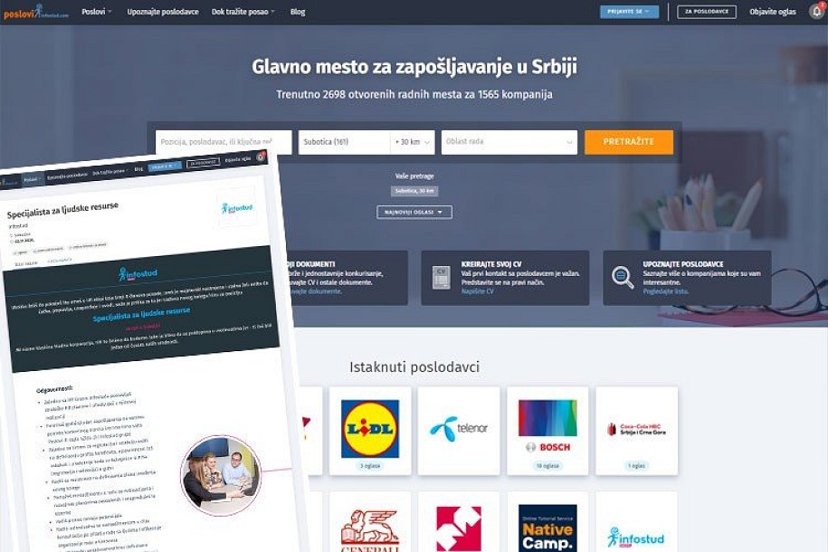 Preko Infostuda ove godine posao dobilo 20.000 ljudi