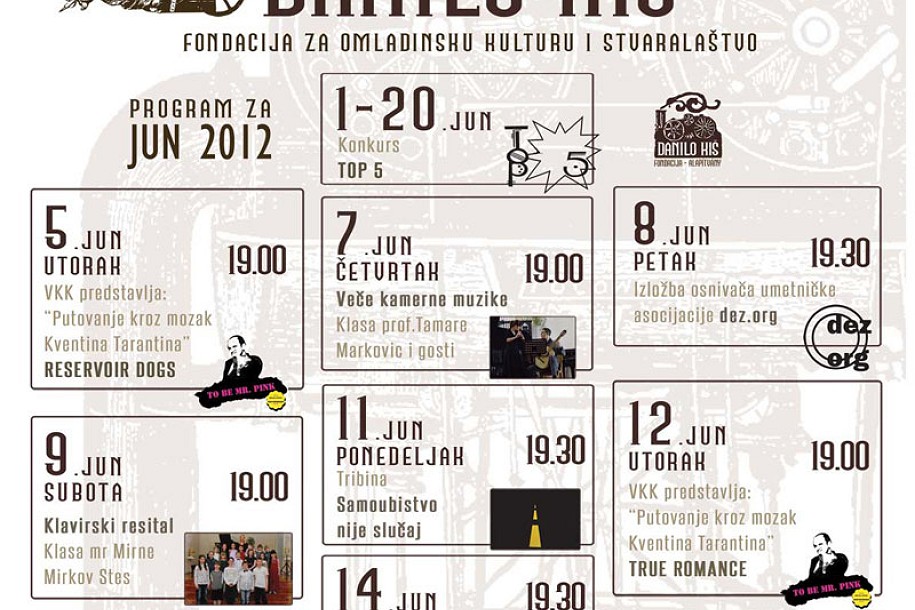 Program "Skladišta" za mesec jun
