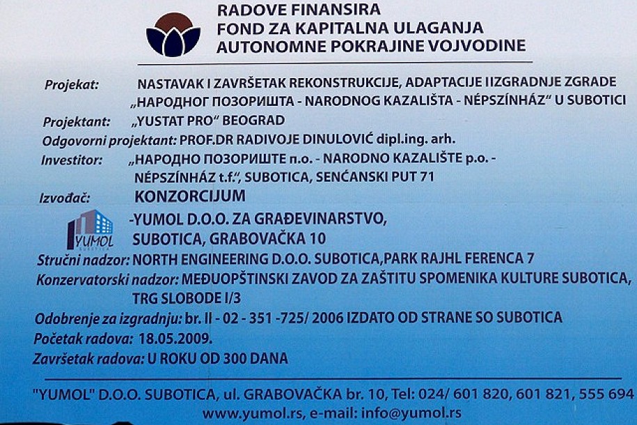 Tišina oko Narodnog pozorišta