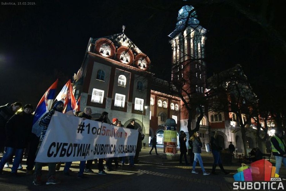 Na drugoj protestnoj šetnji "1 od 5 miliona" učestvovalo oko 500 građana