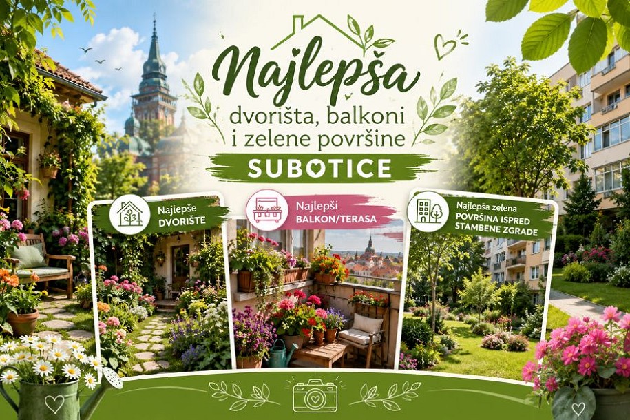 Konkurs za najlepše dvorište, balkon i zelenu površinu ispred zgrade: Prijavite svoj zeleni raj