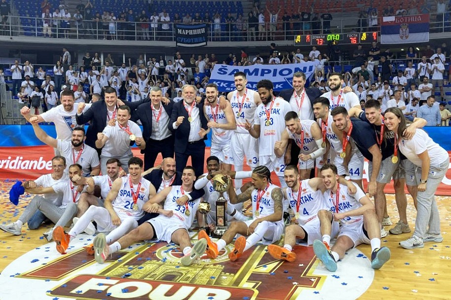 Košarka: Istorija je ispisana, Spartak je šampion Srbije!