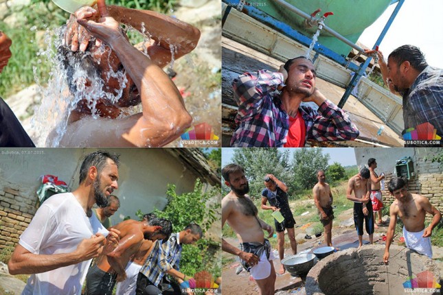 Grad obezbedio vodu za migrante