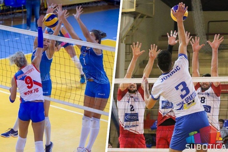 Odbojka: Muška ekipa Spartaka pobedila, ženska izgubila