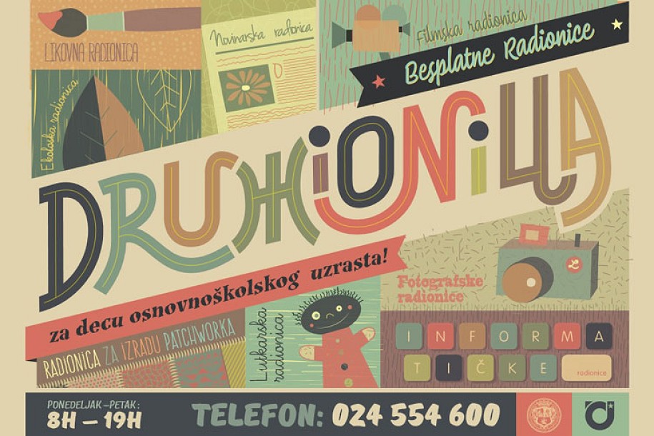 Besplatne radionice u okviru projekta "Družionica"