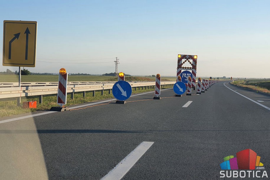 Naizmenično propuštanje vozila na delu istočnog prilaza na auto-put