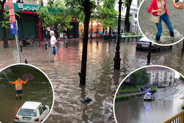 Poplave su posledica jakih kiša i slabog kapaciteta odvoda