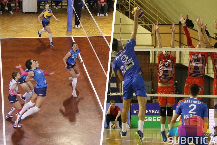 Odbojkaši i odbojkašice Spartaka u plejofu