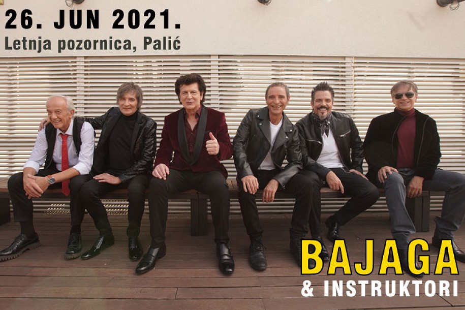 "Bajaga i instruktori" 26. juna na Letnjoj pozornici