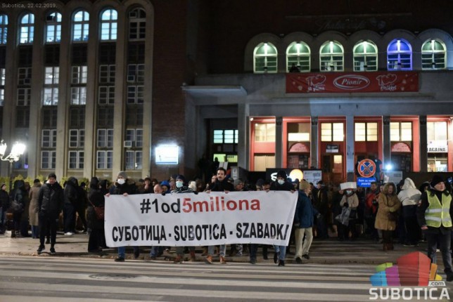 Održan treći protest "1 od 5 miliona"