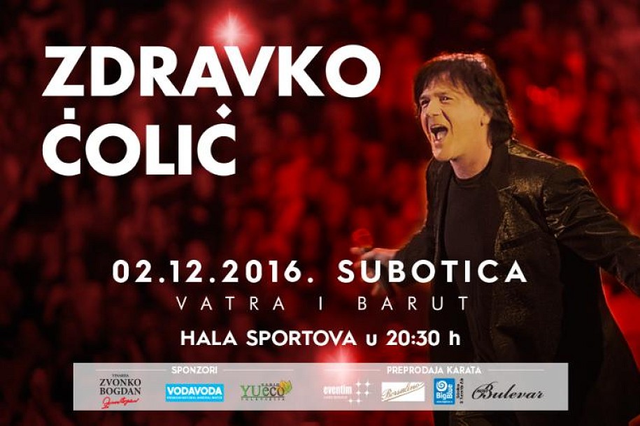 Koncert Zdravka Čolića u Subotici
