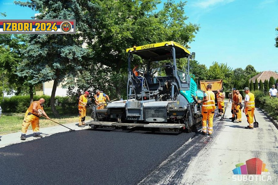 U toku proširenje i asfaltiranje Ulice Kizura Ištvana
