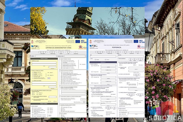U Subotici do sada popisano više od 120 hiljada osoba, popis i u narednim danima