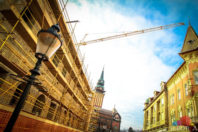 Radovi na starom delu Pozorišta