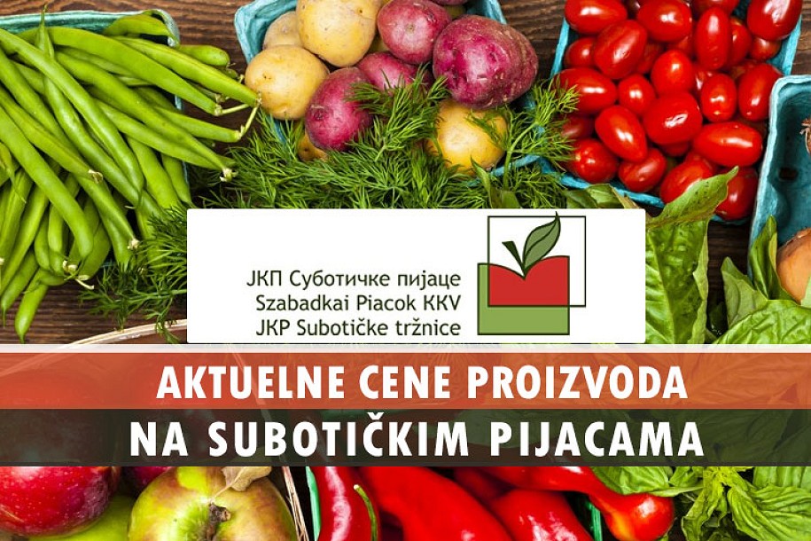 Cene na subotičkim pijacama (17. jul)