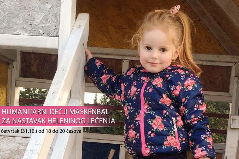 Dečji maskenbal za ozdravljenje male Helene