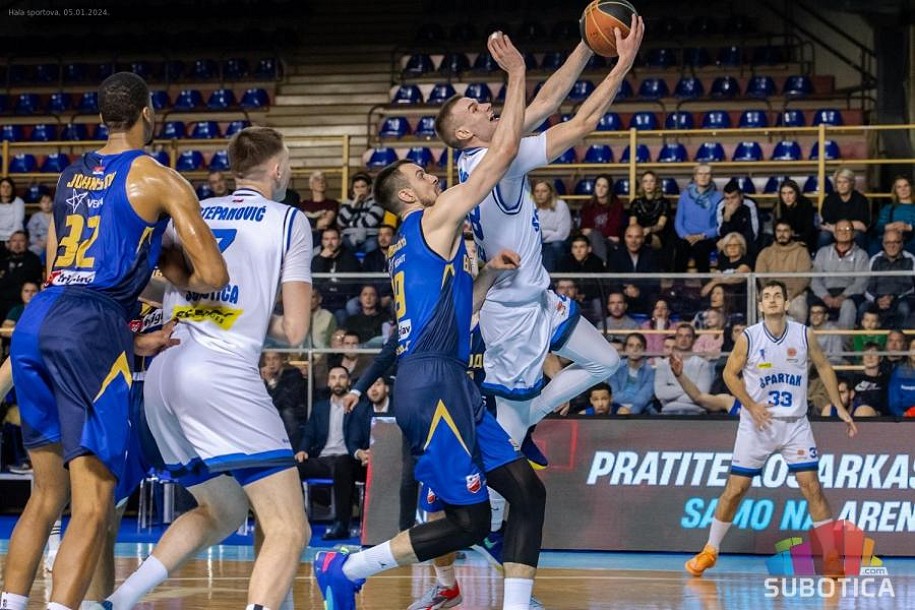 Košarka: Spartak pred ispunjenom halom savladao lidera KLS - novosadsku Vojvodinu (83:72)