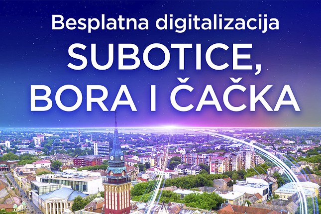 Provajder "SBB" započeo digitalizaciju Subotice
