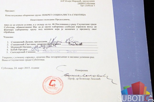 Odbornici SPS-a prešli u Pokret socijalista