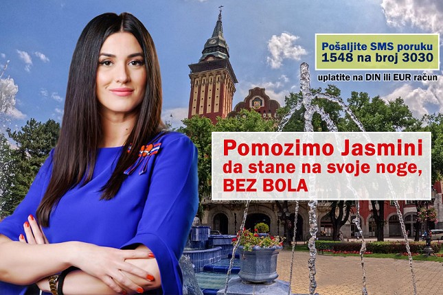 Pomozimo Jasmini da stane na svoje noge, bez bola