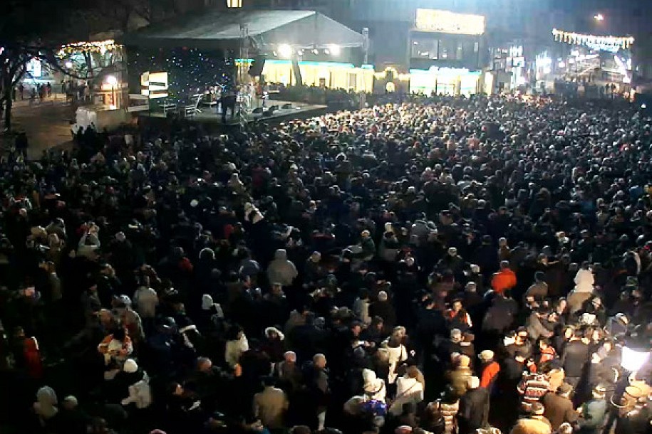 5.000 Subotičana na trgu dočekalo 2012.