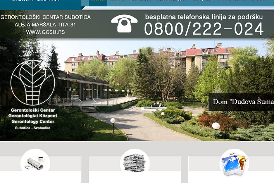 Gerontološki centar ima novi sajt