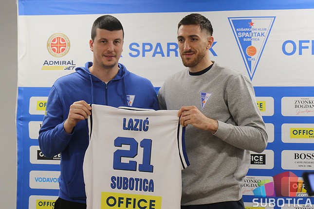Košarka: "Spartak" u subotu dočekuje kraljevačku "Slogu", predstavljen Lazić