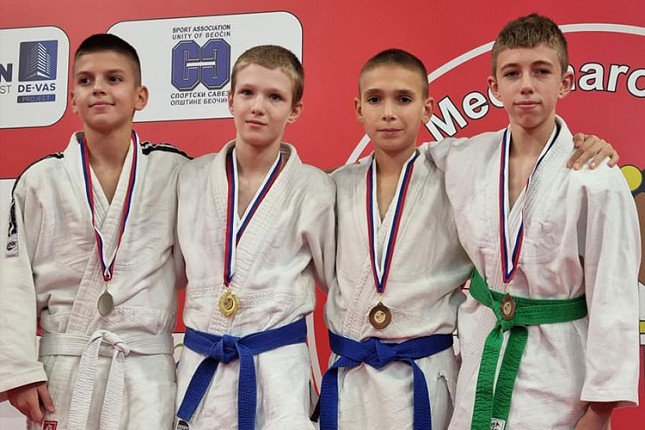 Džudo: Spartak osvojio šest medalja u Beočinu