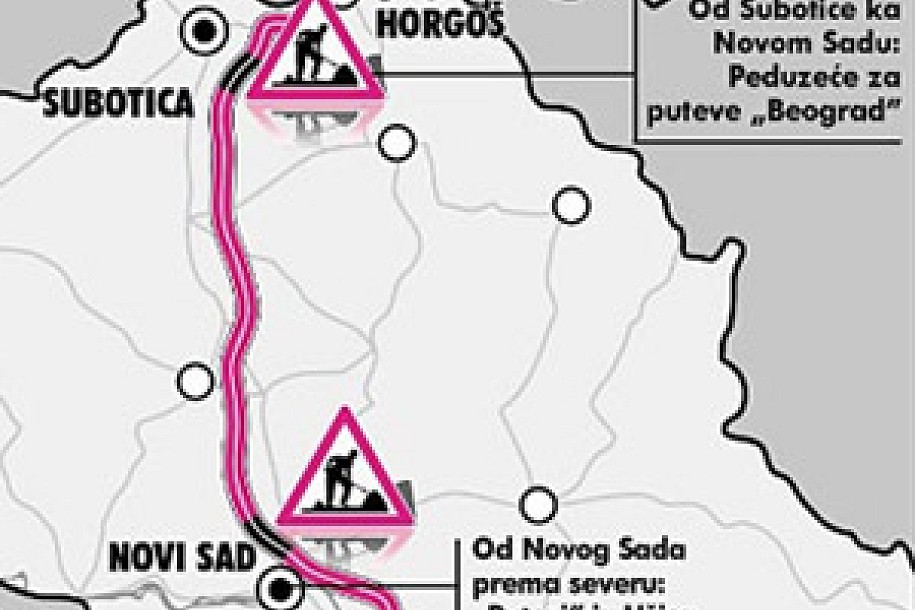 Radovi na Koridoru 10 nastavljaju se u ponedeljak