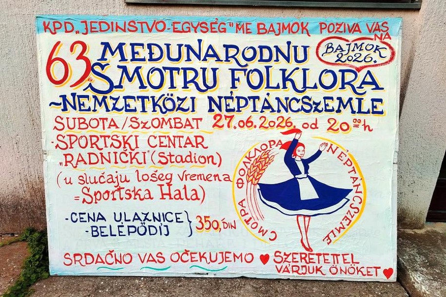 Najstarija smotra folklora na Balkanu ponovo okuplja ljubitelje tradicije u Bajmoku