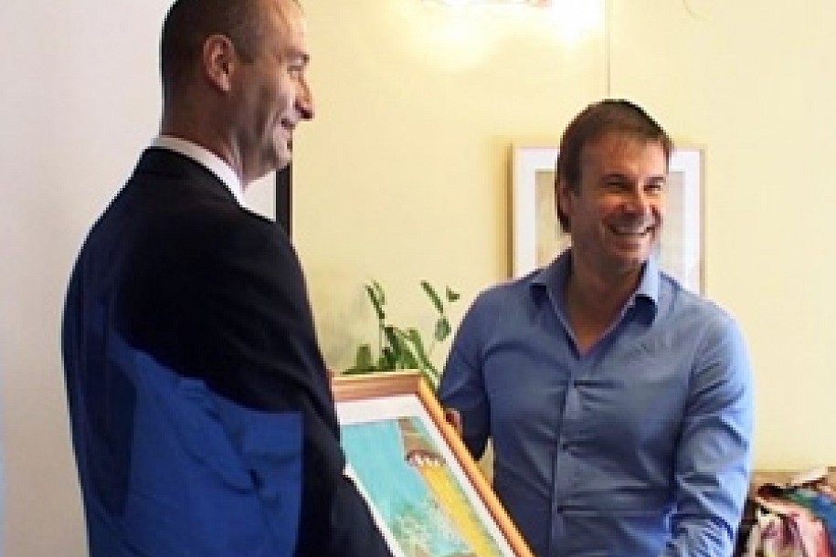 Trener Partizana u poseti Subotici