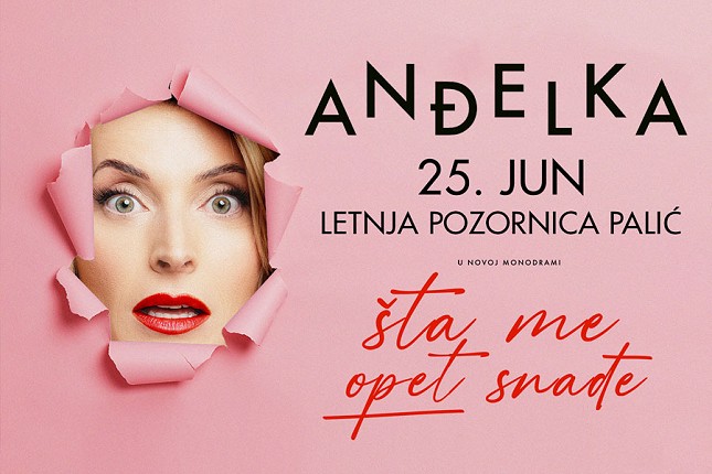 Nova monodrama Anđelke Stević Žugić "Šta me OPET snađe" 25. juna na Letnjoj pozornici