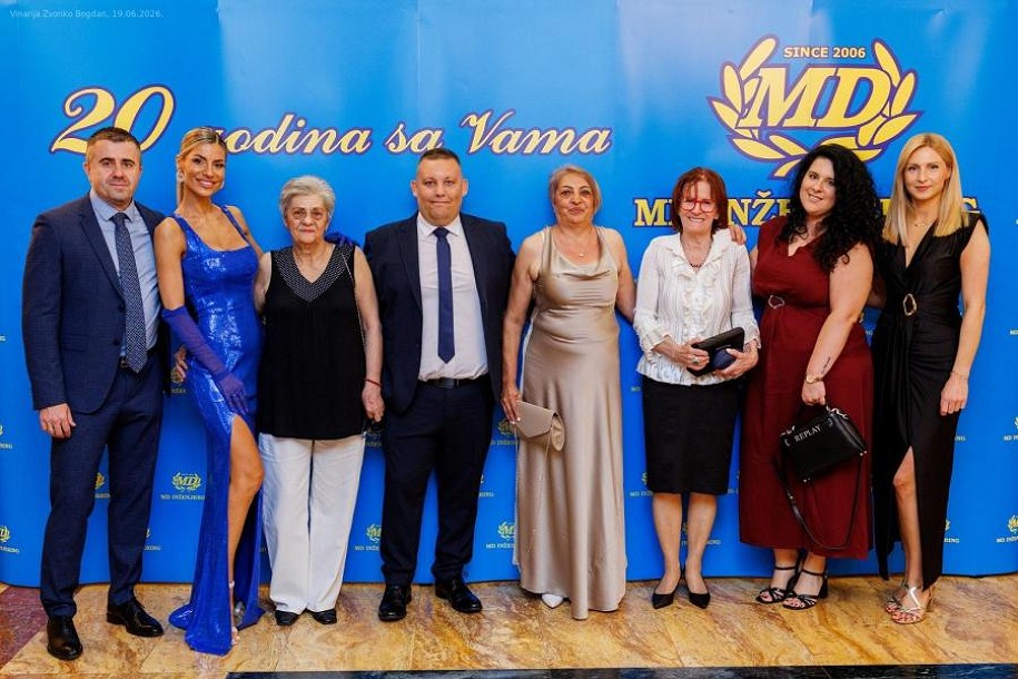 Kompanija "MD inženjering" obeležila 20 godina uspešnog poslovanja uz partnere, klijente, prijatelje i zaposlene