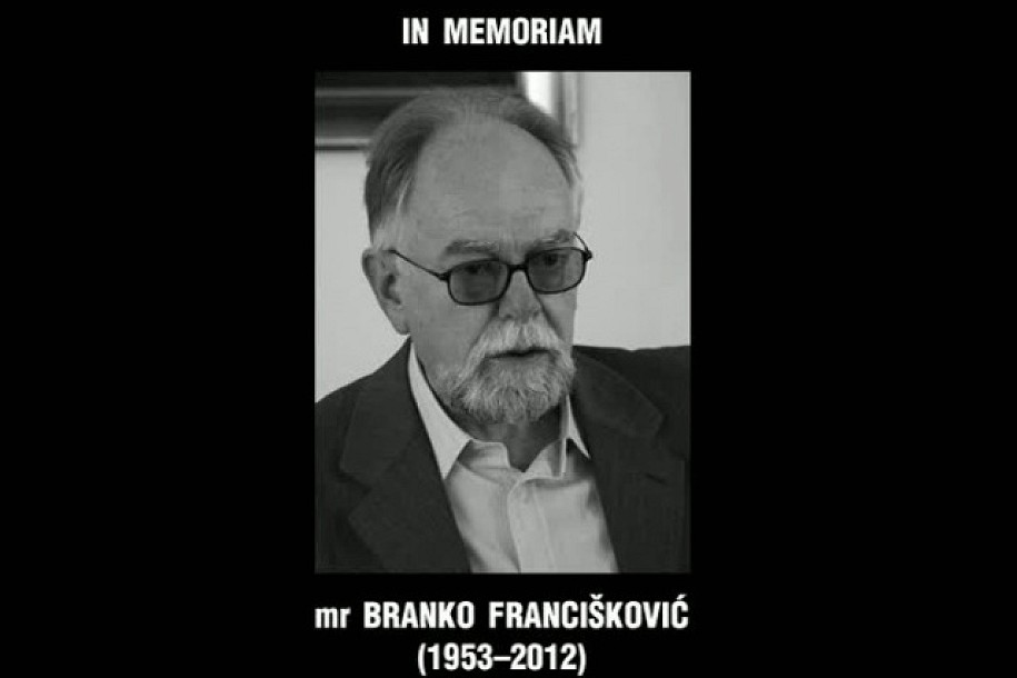 In memoriam: Sinoć preminuo Branko Francišković