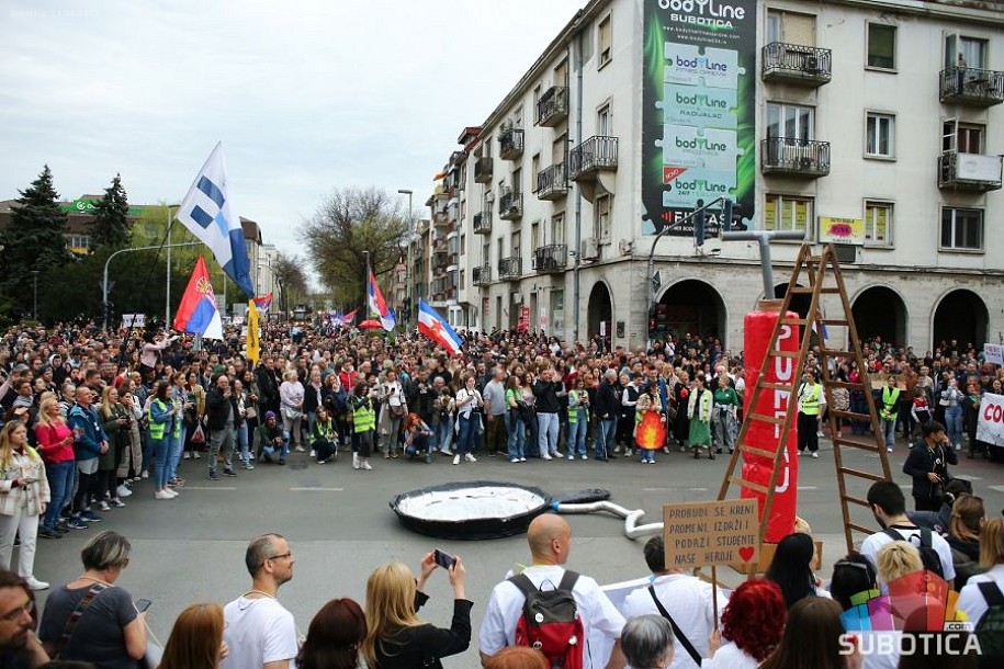 Protestna šetnja od Prozivke do Patrije: "Teroristički napad 1. novembra izvršila je korupcija"