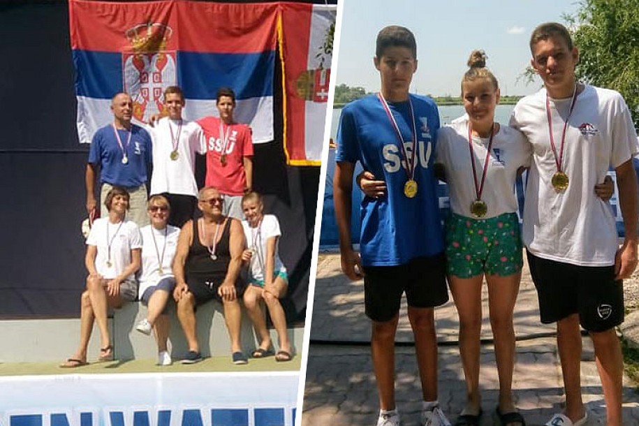 Plivanje: Spartak osvojio 21 medalju na Prvenstvu Srbije na otvorenim vodama