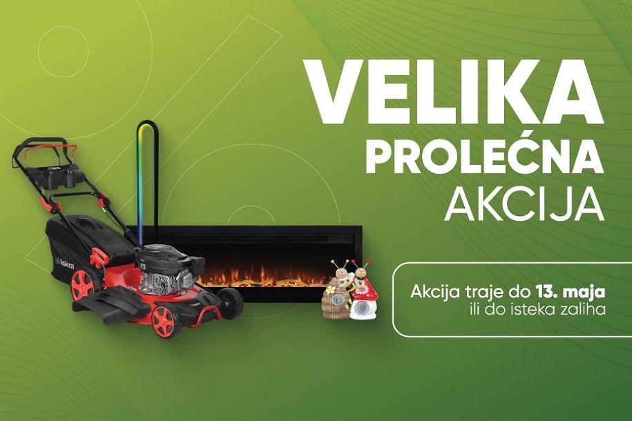 Vreme je da vaša bašta zablista novim sjajem - velika prolećna akcija u "Elementi"